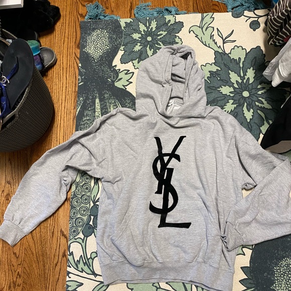 Tops | Ysl Authentic Hoodie Size 